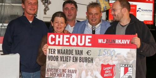 WIJZIJNRKAVV doneert € 1.500,- aan Vliet en Burgh